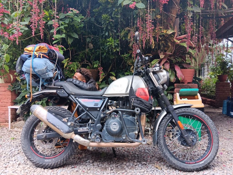 Spacious parking area with marked customer parking spots and bike racks